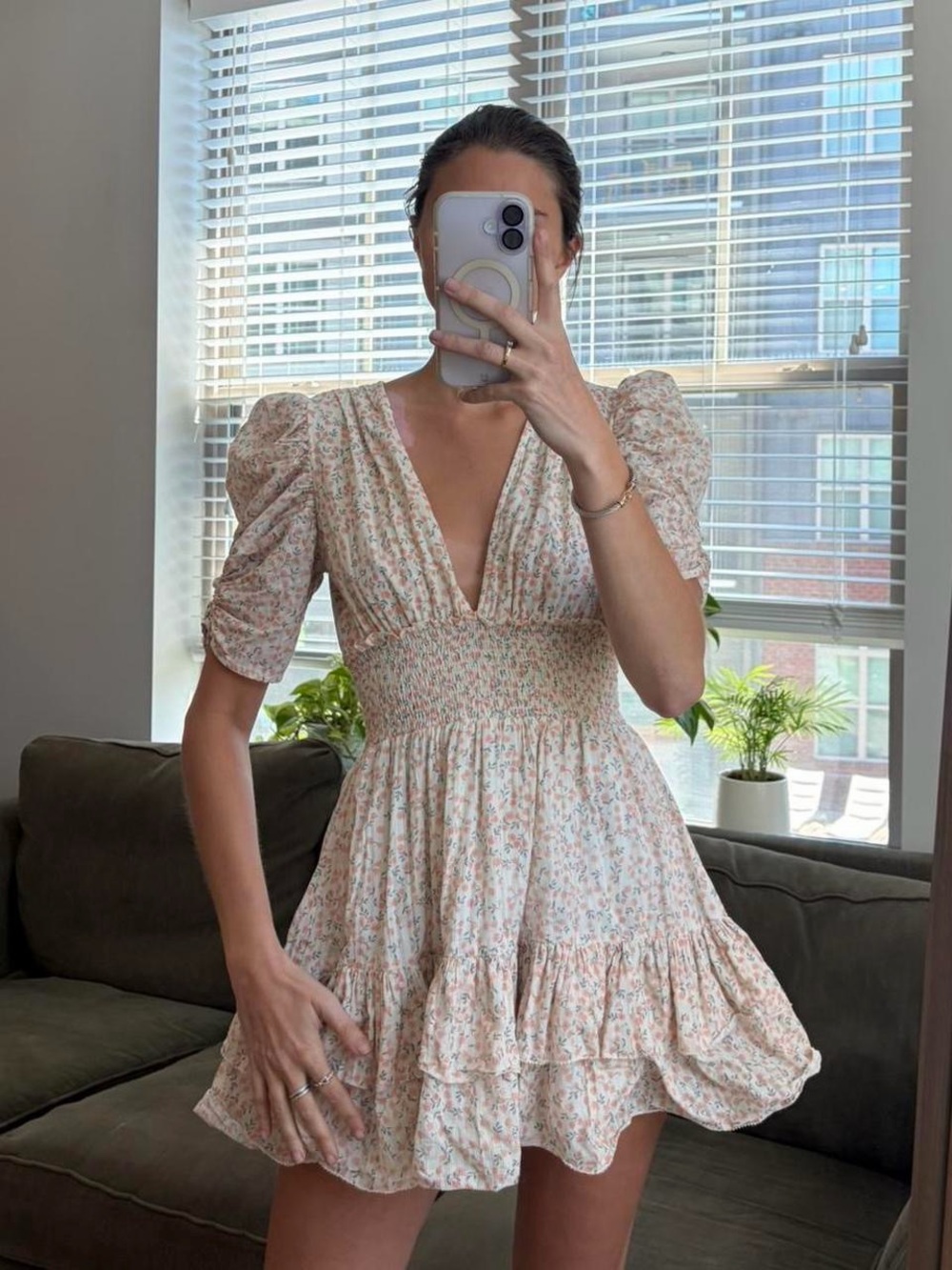 Cleobella floral mini dress